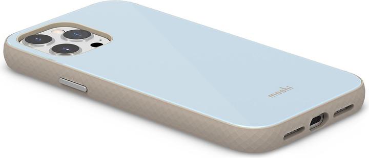 Image du produit Moshi iGlaze Slim Hardshell Case - Étui pour iPhone 13 Pro Max (système SnapTo) (Bleu Adriatique) (Apple iPhone 13 Pro Max)