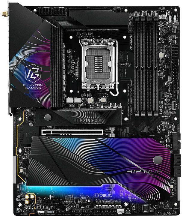 Image du produit AsRock Z890 Riptide WiFi Intel DDR5 S1851 (LGA 1851, Intel Z890, ATX)