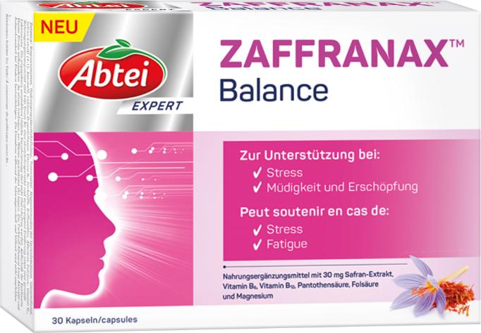 Produktbild Abtei ZAFFRANAX Balance Kaps 30 Stk (30 Stück, Kapseln, 47 g)