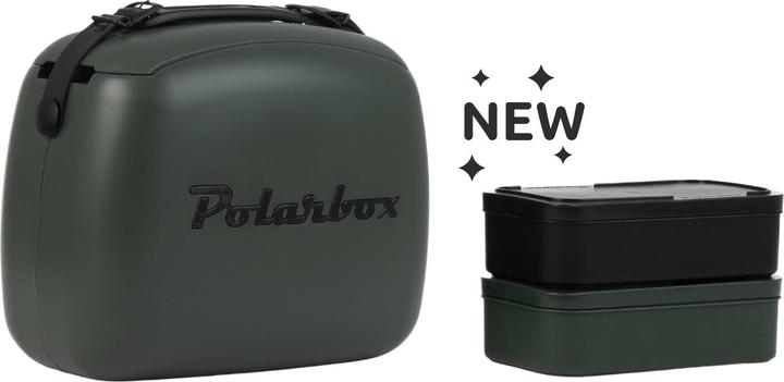 Produktbild Polarbox CoolerBag waldgrün-schwarz 6l inkl. 2 Frischhalte-Dosen schwarz & waldgrün (6 l)