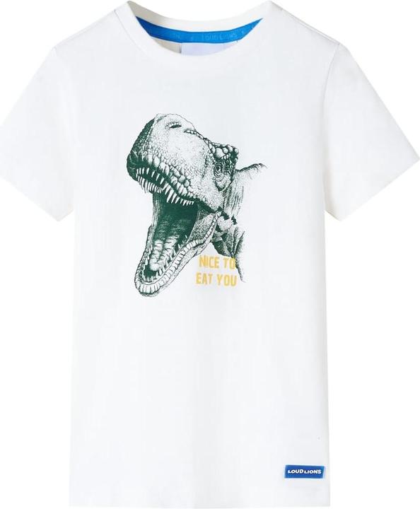 Produktbild VidaXL Kinder-T-Shirt Ecru 92,Material: 100 % Baumwolle,Farbe (92)