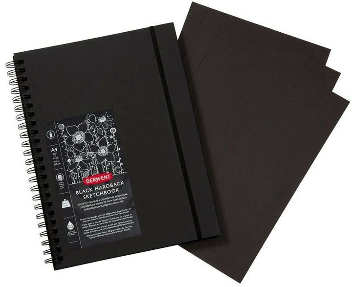 Produktbild Derwent Skizzenbuch (A4, Blanko, Harter Einband)