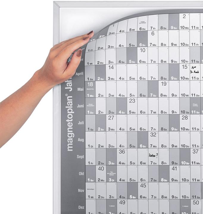 Magnetoplan MAGNETOP. Pellicola planner anno 1235125 835x590mm 2025