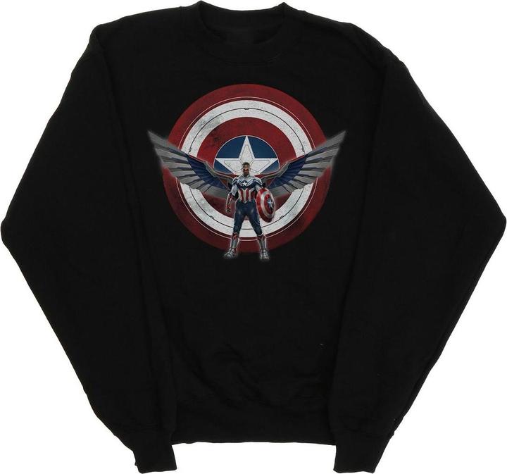 Image du produit - Sweat FALCON AND THE WINTER SOLDIER CAPTAIN AMERICA SHIELD POSE - Garçon (116)