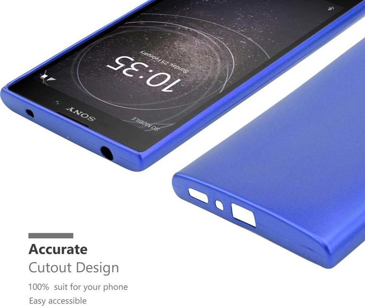 Actual product image Cadorabo TPU Matt Metallic Cover (Sony Xperia L2)