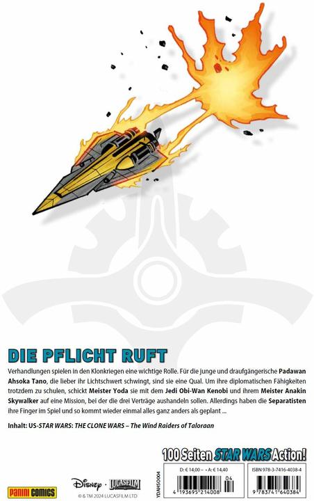 Immagine prodotto Panini Star Wars Comics: Ahsoka (Tedesco, John Ostrander, I fratelli Fillbach, 2024)