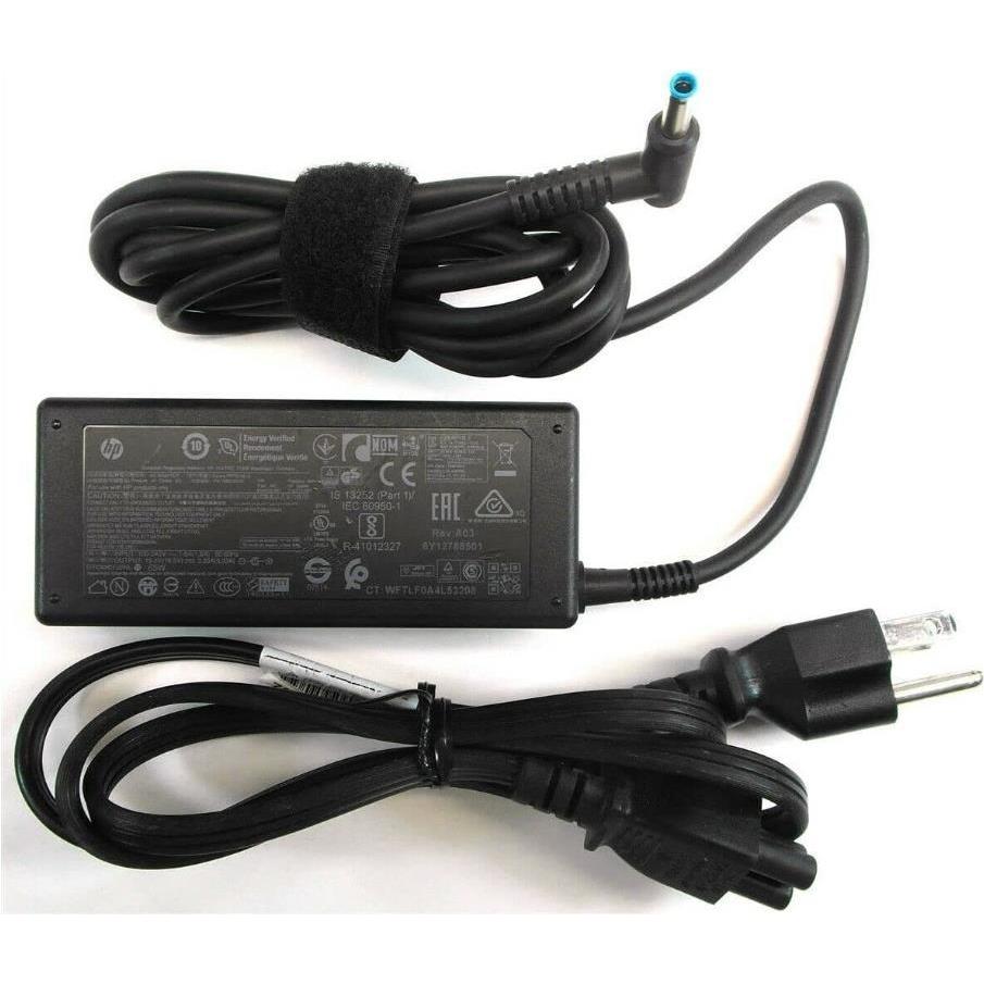 HP AC Adapter 65W Smart (65 W), Notebook Netzteil, Schwarz