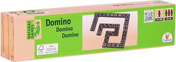 Image du produit Natural games Jeu de société Domino (Allemand)
