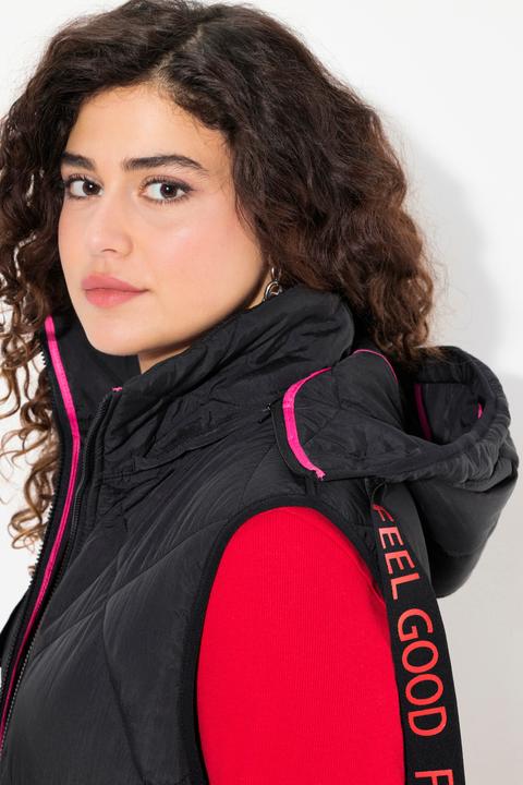 Actual product image Ulla Popken Quilted Statement Tie Vest (46, 48)