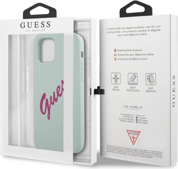 Image du produit Guess Couverture rigide Silicone Vintage (Apple iPhone 12)