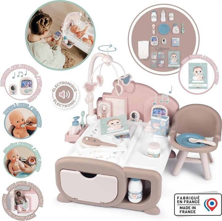 Smoby Baby Nurse Cocoon 3-in-1
