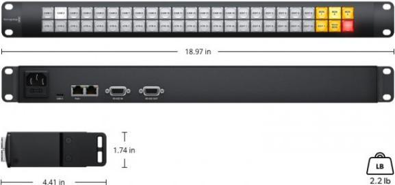 Actual product image Blackmagic Videohub Smart Control Pro (Digital -> Digital)