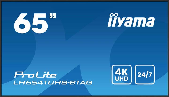 Immagine prodotto iiyama 164.0cm(65") LH6541UHS-B1AG 16:9 3xHDMI+USB IPS (Speditionsversand) (3840 x 2160 pixel, 64.50")