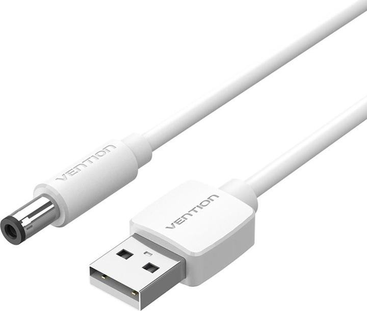 Actual product image Vention USB to DC 5.5mm Power Cable 1m CEYWF (white) (1 m)