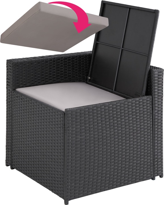 Immagine prodotto tectake Salotto in rattan Verona