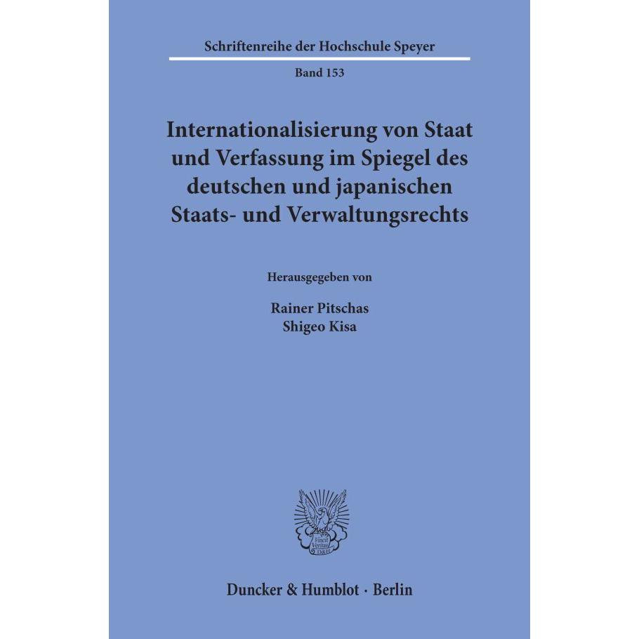 Internationalisierung von Staat und Verfassung im Spiegel des deutschen und japanischen Staats- und, Fachbücher