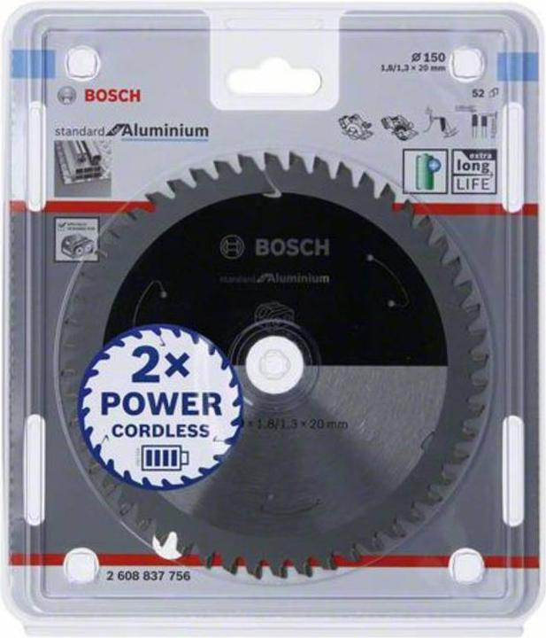 Produktbild Bosch Professional Zubehör PRO Aluminium cordless Kreissägeblatt, 150 x 1,8 x 20 mm