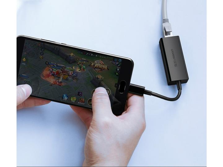 Actual product image Ugreen USB-C to Ethernet Adapter (Ethernet / Lan, 6.20 cm)