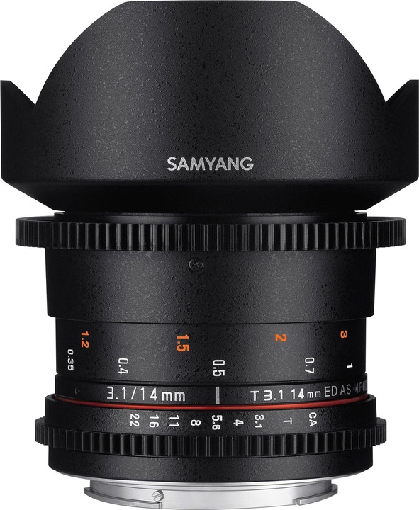 Produktbild Samyang 14mm T3.1 MK2 Canon M (Canon EF-M, Vollformat)