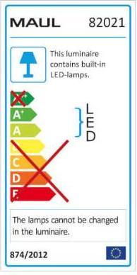 Energielabel Maul Mond (440 lm)