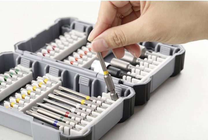 Image du produit Bosch Professional Zubehör Jeu d'embouts de vissage, 45 pièces (Croix Phillips PH 1, Croix Phillips PH 2, Croix Phillips PH 3, Croix Pozidriv PZ 1, Croix Pozidriv PZ 2, Croix Pozidriv PZ 3, Hexagonale (hexagonal) 3, Hexagonale (hexagonal) 4, Hexagone (hexagonal) 5, Hexagonale (hexagonal) 6)