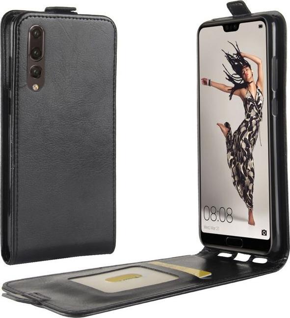 MU Classic Flipcase in pelle di Crazy Horse (Huawei P20 Pro)