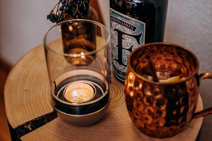 Produktbild Höfats Windlicht GRAVITY CANDLE M90 (1 x, 8 x 13 cm)