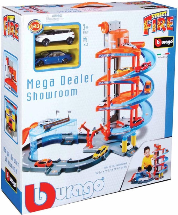 Image du produit Bburago Le méga salon des pompiers de rue