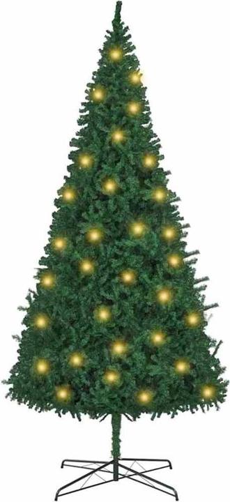 vidaXL Künstlicher vorbeleuchteter Weihnachtsbaum 400 cm Grün (400 cm)