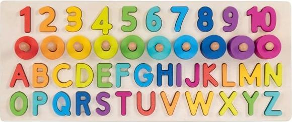 Produktbild Goki Alphanumerisches Puzzle (91 Teile)