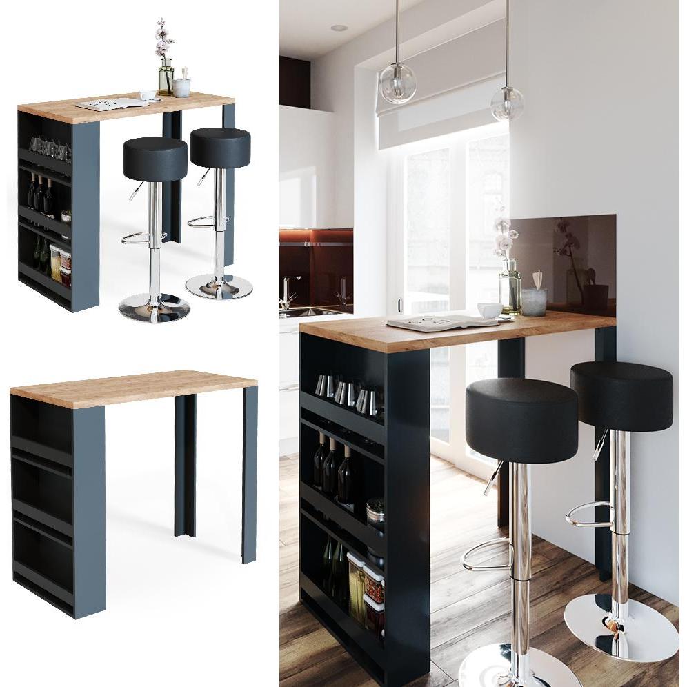 Thumbnail - Vicco, Bartisch, Bartisch (117 x 57 x 106 cm)