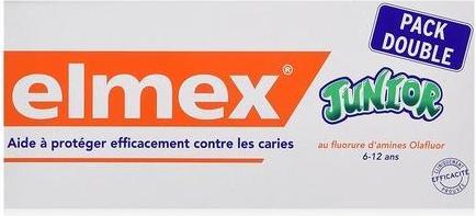 Actual product image Elmex Junior Toothpaste 75ml - Pack of 2 (75 ml)