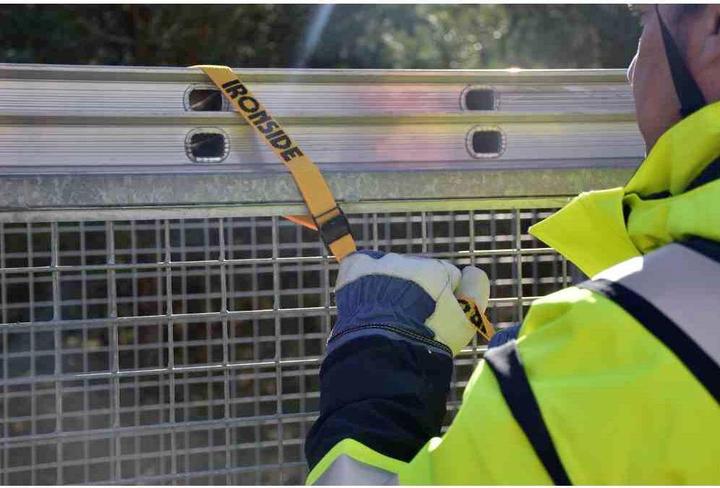 Actual product image Ironside Zurrgurt-Set 3-tlg., 25mm 1 x 2,5m / 2 x 1m, 400daN