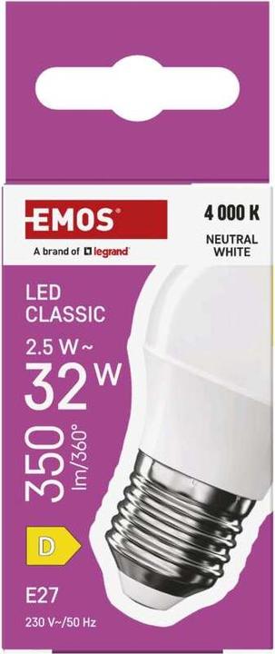 Actual product image Emos Classic Mini (E27, 350 lm, 1x)