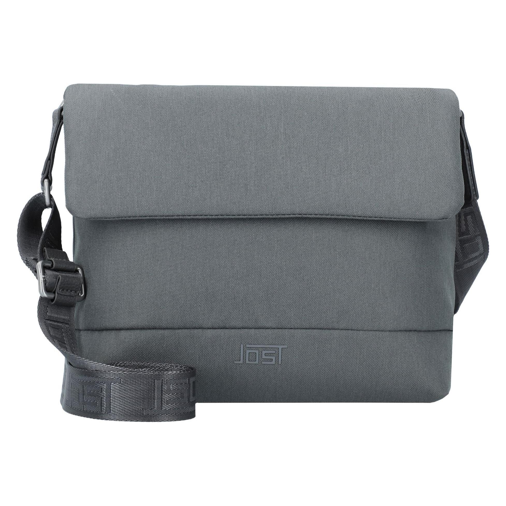 Jost, Unisex, Handtasche, Bergen Umhängetasche 26 Cm, Grau