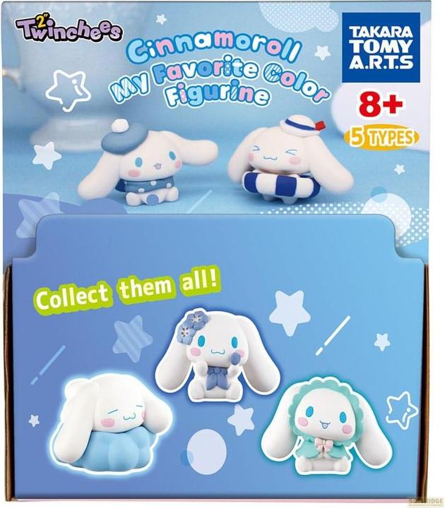 Actual product image Takara Tomy Sanrio Twinchees Minifiguren Cinamoroll My Favourite Colour 5 cm Display (24)