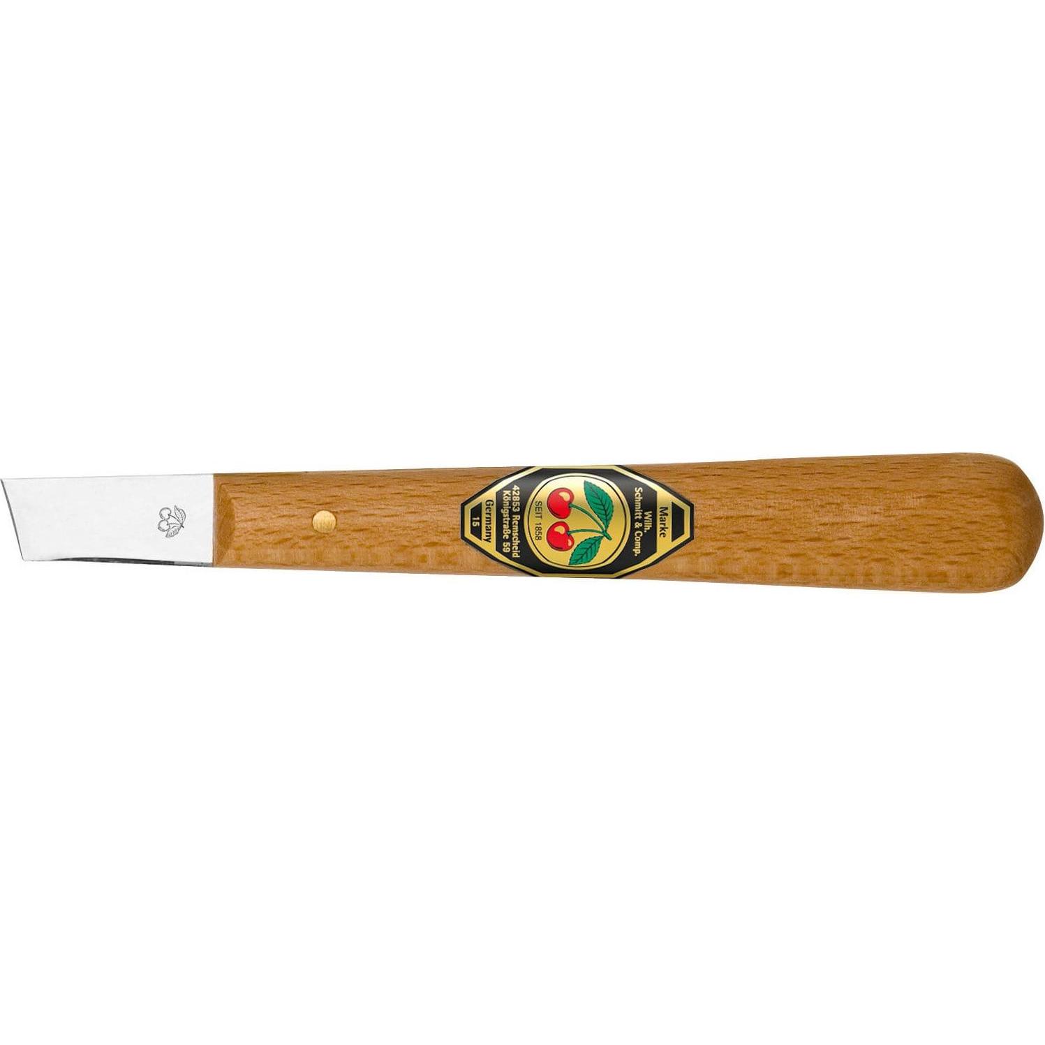 Kirschen, Beitel + Handhobel, Kerbschnitzmesser (34 mm)