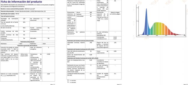 Produktbild BGS LED Werkstatt-Leuchte 6W (450 lm)
