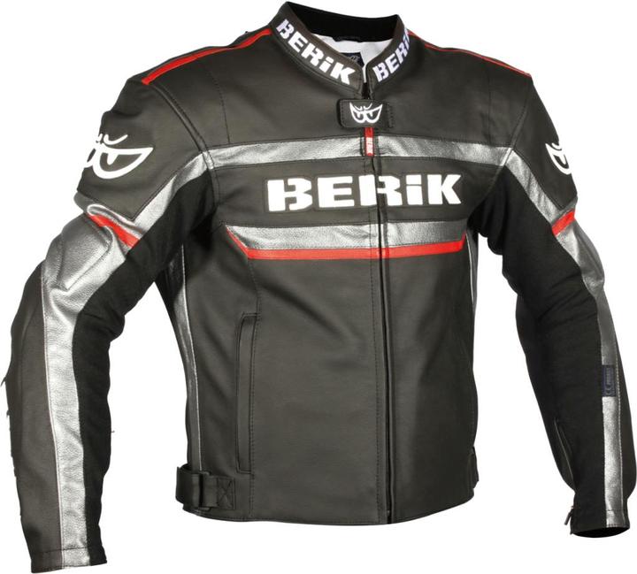 Berik LJ-9667A-BK LEDERJACKE (Herren, 52)