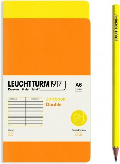 Produktbild Leuchtturm1917 LEUCHTTURM JOTTB.LIN.A6 ZIT/RSUN 2er (Liniert, Weicher Einband)