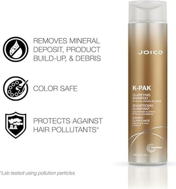 Produktbild Joico K-Pak Clarifying Shampoo 300ml (Flüssiges Shampoo, 300 ml)