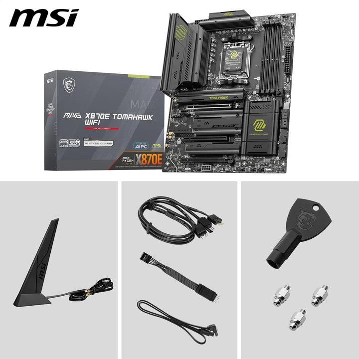 Produktbild MSI MAG X870E TOMAHAWK WiFi (AM5, AMD X870E, ATX)