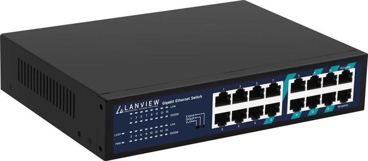 Produktbild Lanview Unmanaged 16-Port Full (16 Ports)