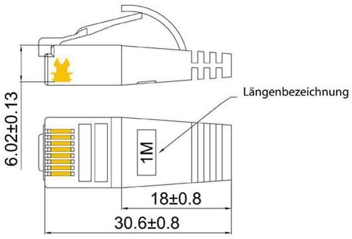 Image du produit Lightwin Câble de réseau (STP, CAT6, 1.50 m)
