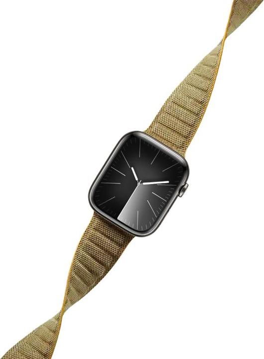 Productafbeelding Crong Melange - Magnetarmband für Apple Watch 38/40/41 mm (Melange-Gelb) (Nylon)