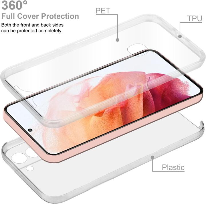 Produktbild Cadorabo TPU 360 Grad Case Hülle (Samsung Galaxy S22)