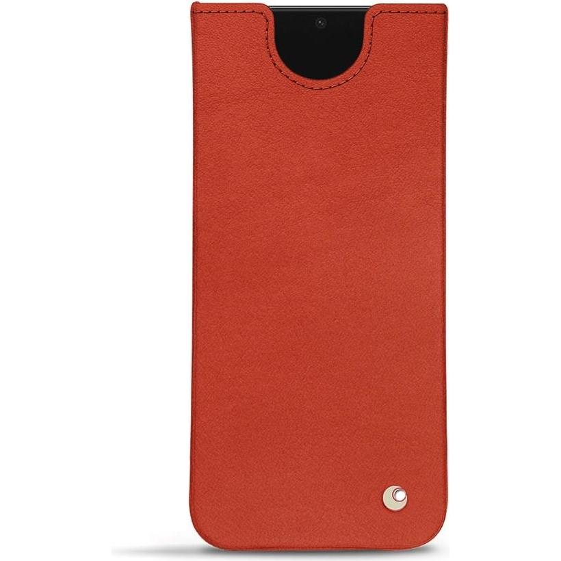 Noreve Lederschutzhülle Samsung Galaxy S21 FE (Samsung Galaxy S21 FE), Smartphone Hülle, Orange