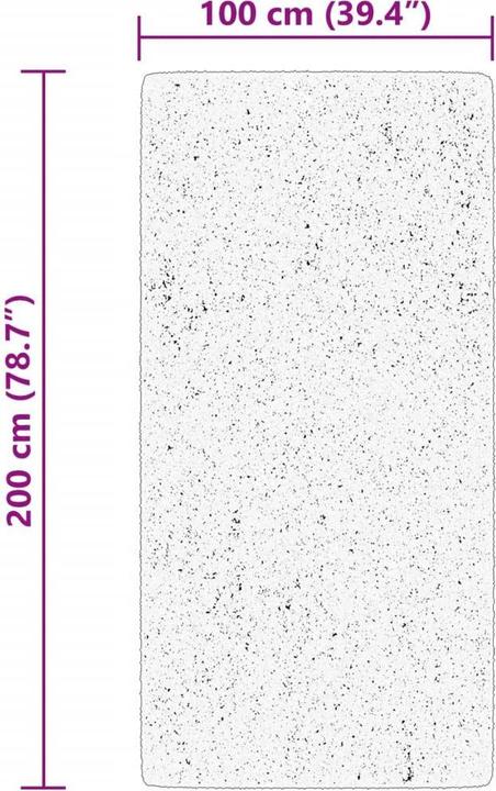 Actual product image vidaXL Teppich (100 x 200 cm)