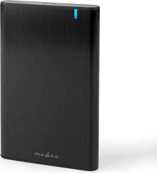 Produktbild Nedis Festplattengehäuse 2.5 " | USB 3.2 Gen1 | USB Type-A / USB Type-C™ | Notebook / PC | Aluminium (2.5")