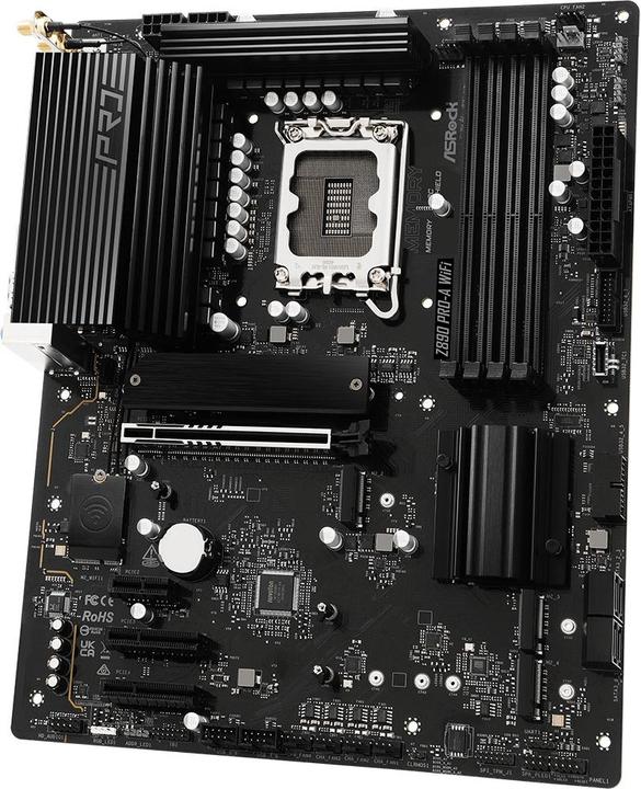 Productafbeelding AsRock Z890 Pro-A WiFi (LGA 1851, Intel Z890, ATX)
